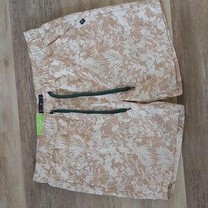 NWT Houston White Men's Pull On Shorts Tan Size XL